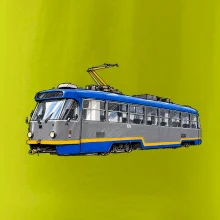 T3R SLF modrošedá kresba fixem