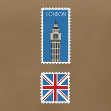 Londýn známka farebná