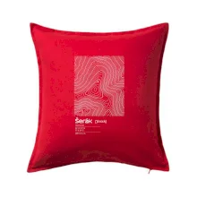 Šerák - vrstevnice v obdĺžniku