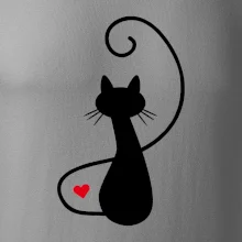 Zamilovaná mačka spredu