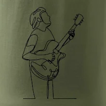 Gitarista jedným ťahom Gitarista jedným ťahom