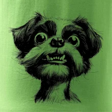 Čiernobiela karikatúra Ši-tzu