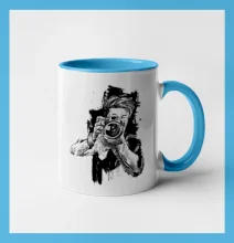 Fotograf kreslený ceruzkou