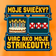 Moje sviečky viac ako moje strikeouty