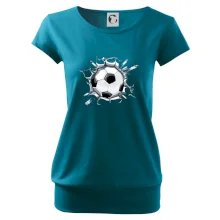 Futbalová lopta v triku Futbalová lopta v triku