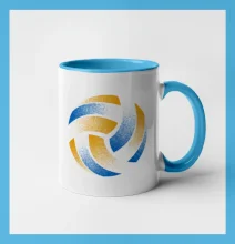 Volejbalová lopta raster farebný