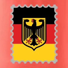 Nemecká známka - vlajka