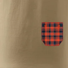 Flanelové triko červené