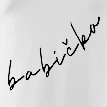 Mikina babička s menami detí