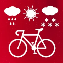 Cyklista za každého počasia