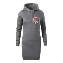 Folklór na prsníku tulipán