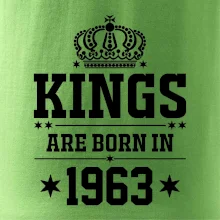 Kings are born in 1963