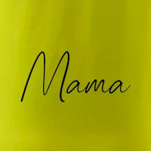 Nápis písací na prsiach - mama