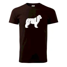 Novofundlandský pes - nápis v tele