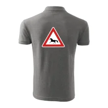 Dopravná značka - Pozor kôň bežiaci