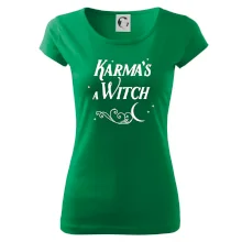 Karma's a Witch - nápis
