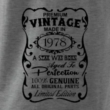 Vintage Etiketa - 1978