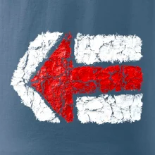 Párová turistická značka  červená