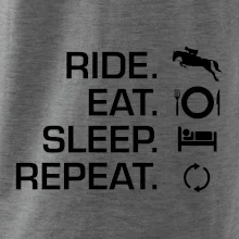 Ride Eat Sleep Repeat Kôň