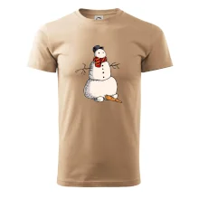 Snehuliak so spadnutým nosom