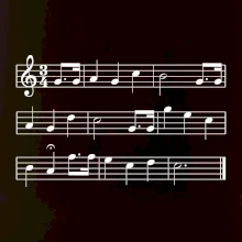 Veľa šťastia zdravia - noty