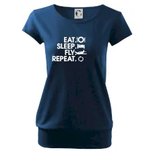 Eat sleep fly repeat