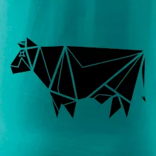 Origami krava z boku