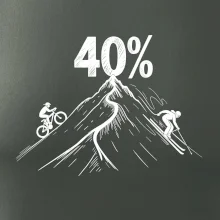 Narodeniny cyklista a lyžiar 40