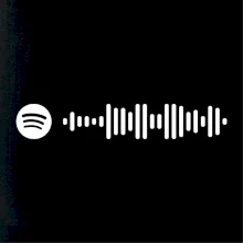 Spotify kód na prsníku