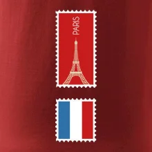 Paríž známka farebná