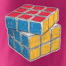 Rubikova kocka kreslená