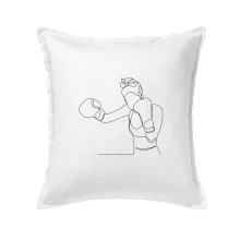 Žena boxerka jedným ťahom