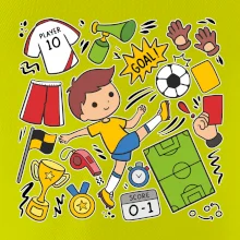 Malý futbalista ikony