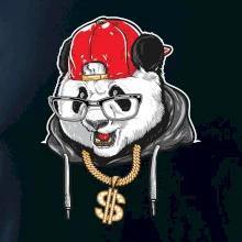 Hip hop panda