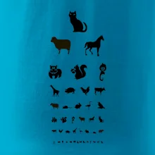 Očný test zvieratká