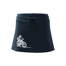 MTB kreslený cyklista MTB kreslený cyklista