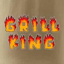 Grill King ohnivý nápis