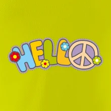 Hello hippie symbol