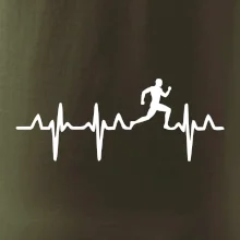 EKG bežec - muž