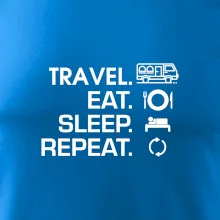 Eat sleep travel - Van