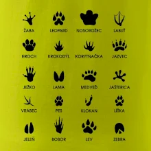 Zvieracie stopy - názvy