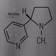Molekulárna štruktúra Nikotín