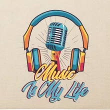 Music is my life slúchadlá