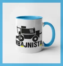 Kombajnista zelená a žltá Kombajnista zelená a žltá