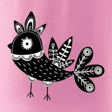 Vtáčik čiernobiely folklór