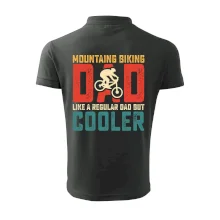 Mountain biking dad like a regular dad