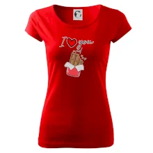 I love you and chocolate