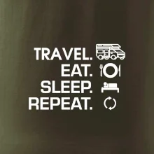 Eat sleep travel - alkovna