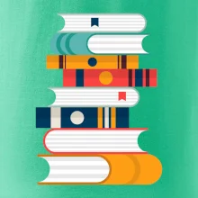 Knihy flat design Knihy flat design