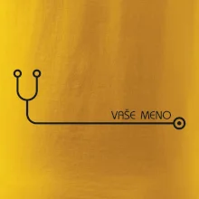 Doktor a sestrička - stetoskop s menom